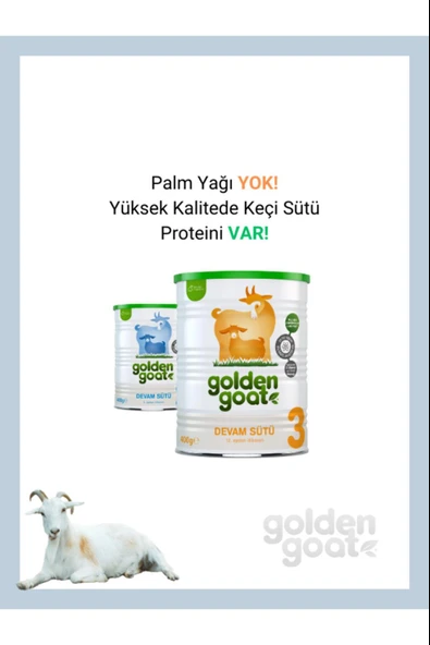Golden Goat 3 Devam Keçi Sütü 400 gr 4 Adet - Resim 3