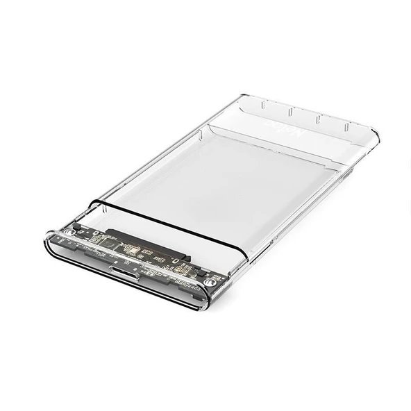 Netac 2.5" Şeffaf Disk Kutusu Sata to USB 3.0 HDD - NT07WH11-30B0 ürün görseli 1