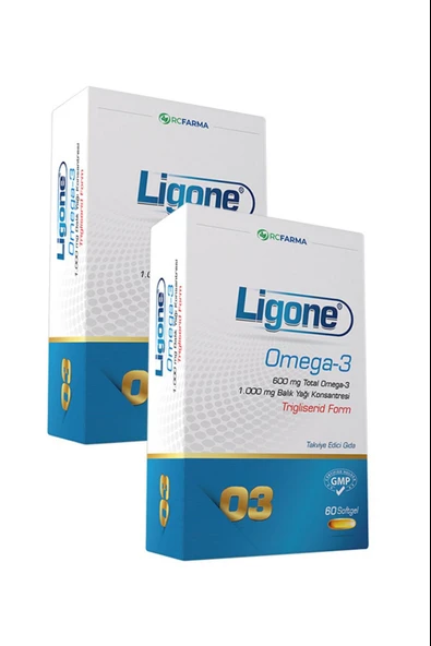 Ligone Omega-3 Softgel 60 Kapsül 2 Adet ürün görseli 1