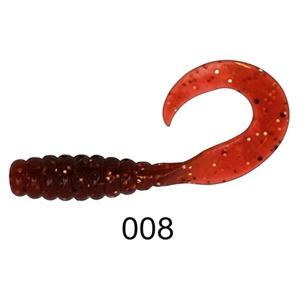 River Twister Tail Sandworm 6cm Silikon Yem - Resim 4