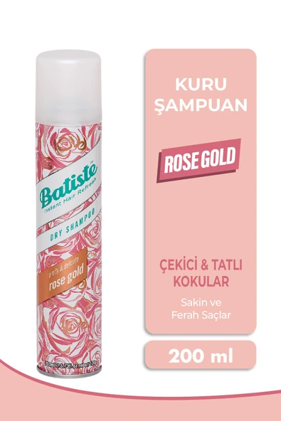 Batiste Rose Gold Kuru Şampuan - Dry Shampoo 200 ml 5010724530467 ürün görseli 1