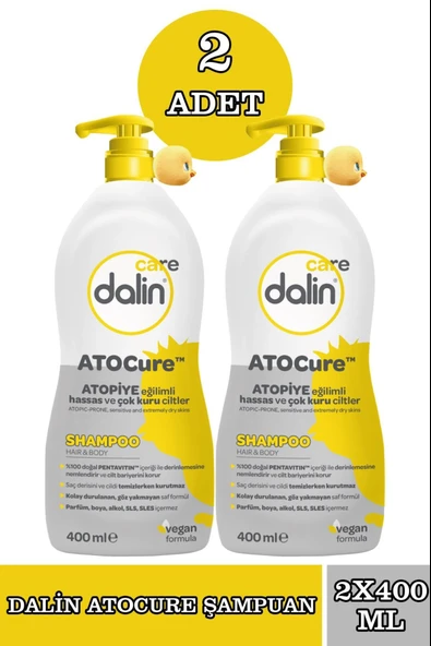 Dalin Atocure Şampuan 400 ml 2 Adet ürün görseli 1