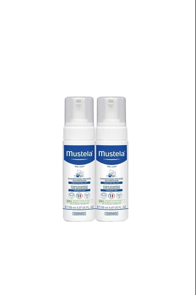 Mustela Yenidoğan Köpük Şampuanı 150 ml 2 Adet ürün görseli 1