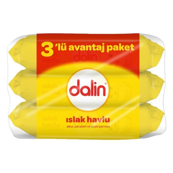 Dalin Islak Mendil 3x56'lı ürün görseli 1
