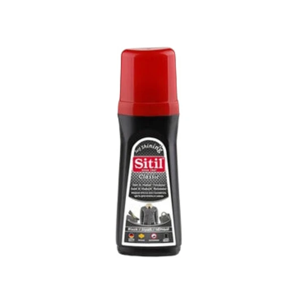 SİTİL Ayakkabı Boyası Siyah Klasik Likit 80 Gr ürün görseli 1