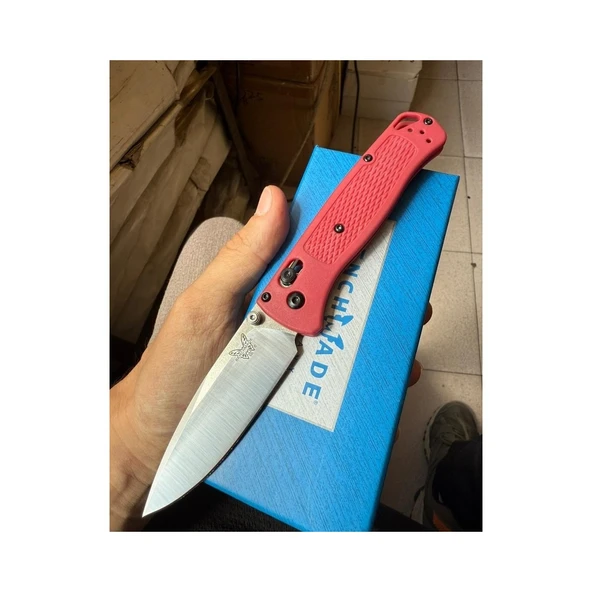Benchmade Bugout Cep Çakısı Krmızı - Resim 3