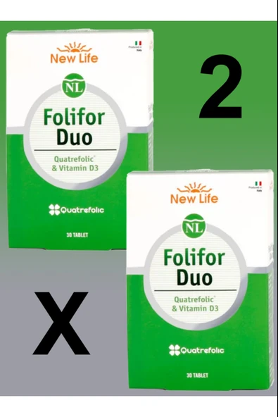 New Life Folifor Duo 30 Tablet 2 Adet ürün görseli 1