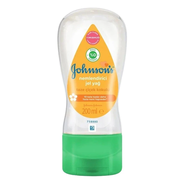 Johnson's Baby Jel Bebek Yağı 200 Ml ürün görseli 1