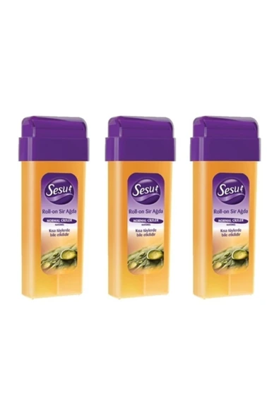 Sesu Rollon Sir Ağda Normal Ciltler Natürel 100 Ml X 3 Adet ürün görseli 1