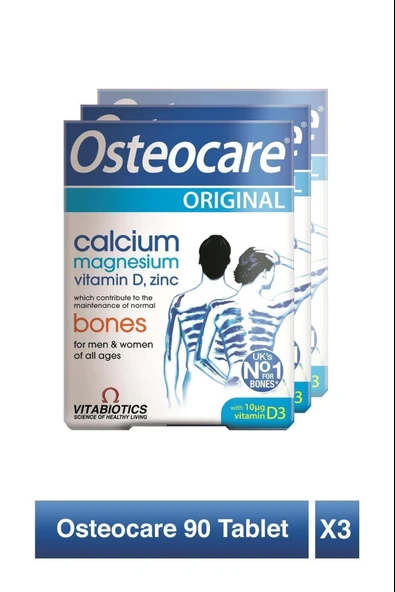 Osteocare 90 Tablet 3 Adet ürün görseli 1
