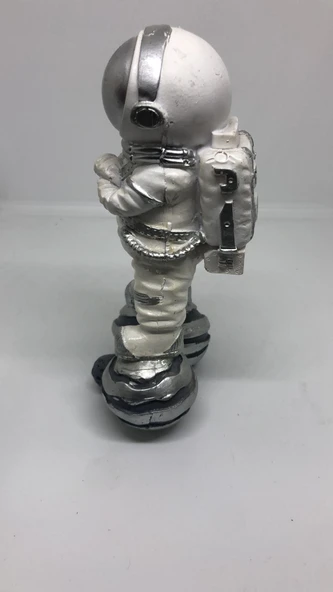 LEBSON Dekoratif Polyester  Beyaz Taş Üstünde Astronot - Resim 2