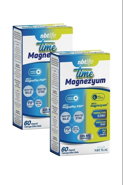 Nbt Life Time Magnezyum 60 Kapsül 2 Adet ürün görseli 1