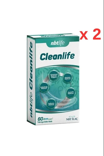 Nbt Life Cleanlife 60 Kapsül 2 Adet ürün görseli 1