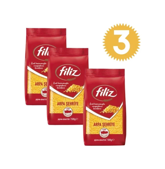 Filiz Arpa Şehriye 3 x 500 G ürün görseli 1