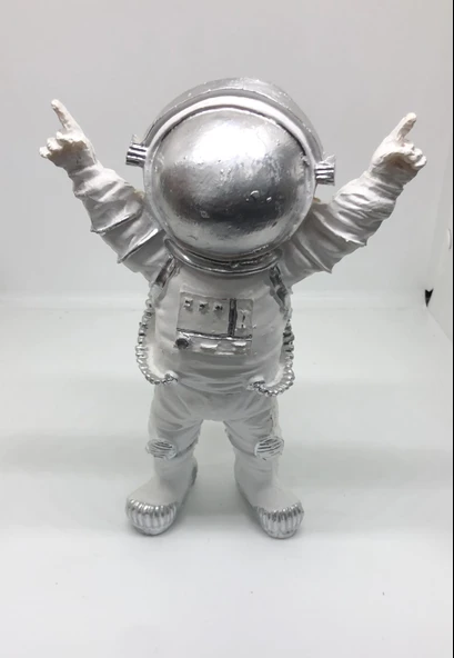 LEBSON Dekoratif Polyester Buz Beyazı Astronot GRİ ürün görseli 1
