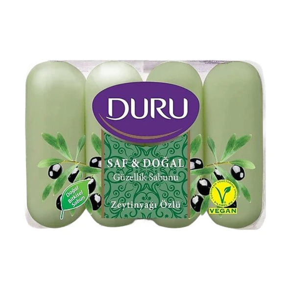 Duru Saf & Doğal Zeytinyağlı Güzellik Sabunu 4x70 gr ürün görseli 1