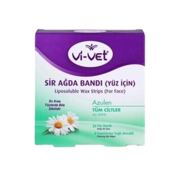 Vi-vet Yüz Ağda Bandı Azulen 24'lü ürün görseli 1