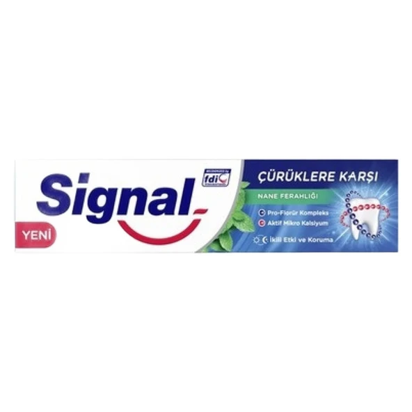 Signal Diş Macunu Çürüklere Karşı Naneli 50 Ml ürün görseli 1