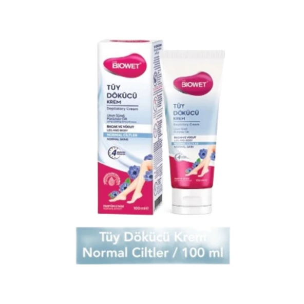 Biowet Tüy Dökücü Krem Normal Ciltler 100 Ml ürün görseli 1
