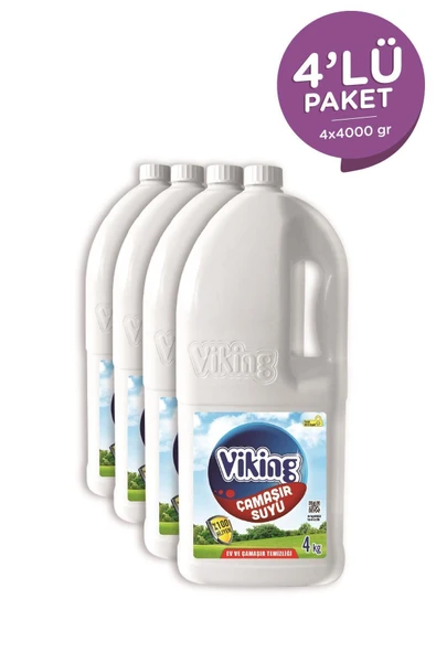 Viking Çamaşır Suyu 4 Kg 4 Adet ürün görseli 1