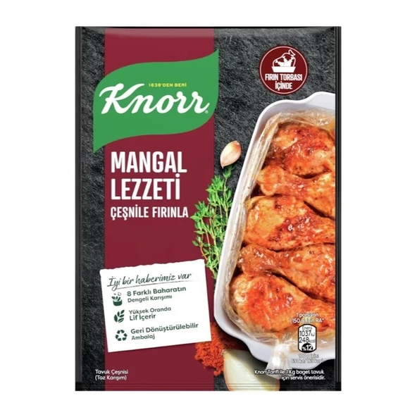 Knorr Fırında Tavuk Mangal Lezzeti Çeşnisi 29 Gr ürün görseli 1