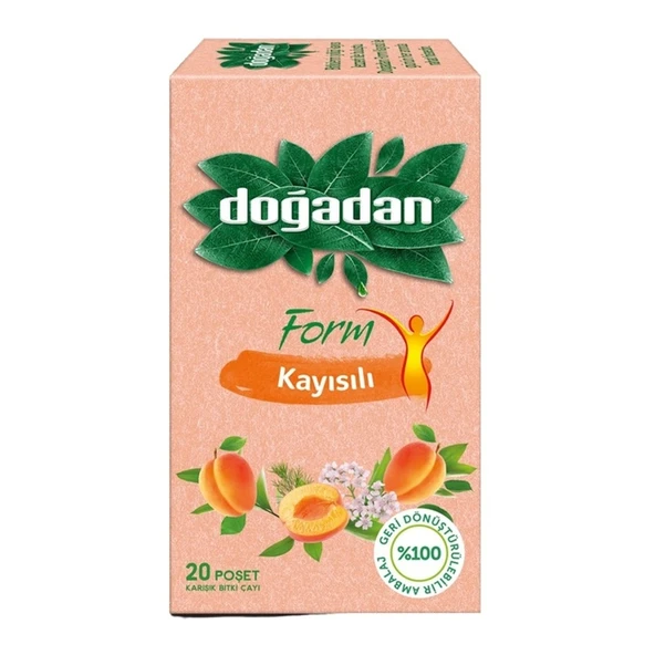 Doğadan Form Kayısılı Karışık Bitki Çayı 20 Adet ürün görseli 1