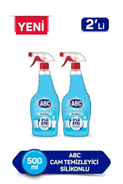 ABC Cam Temizleyici Silikonlu 500ml X2 ürün görseli 1