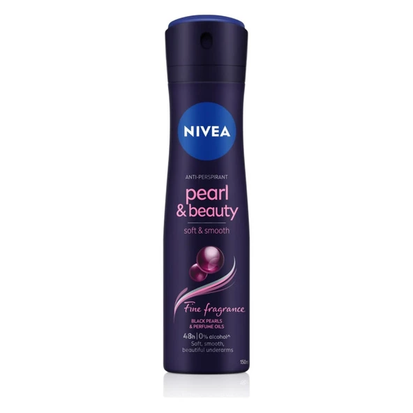 NIVEA Pearl & Beauty Fine Fragrance Deodorant Sprey 150 Ml ürün görseli 1