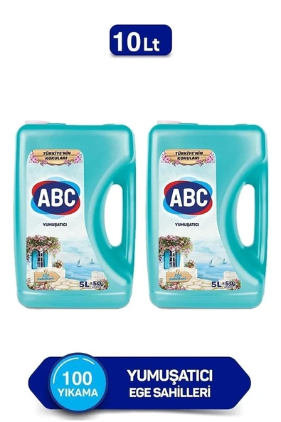 ABC Çamaşır Yumuşatıcısı Ege Sahilleri 5 Litre X 2 Adet ürün görseli 1