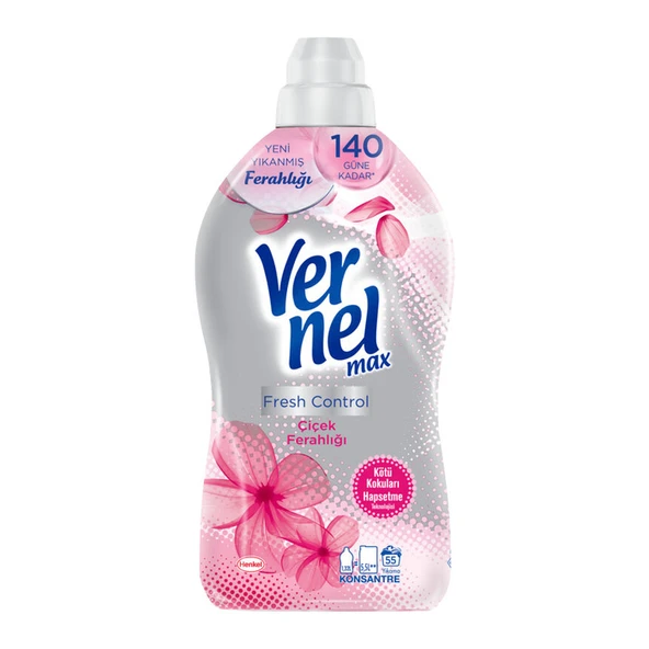 Vernel Çamaşır Yumuşatıcısı Max Sıvı Çiçek Ferahlığı 1320 Ml ürün görseli 1