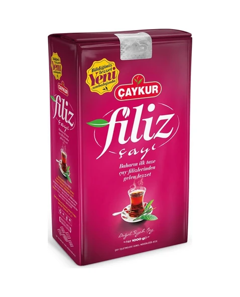 Çaykur Filiz Siyah Dökme Çay 2 x 1 KG ürün görseli 1