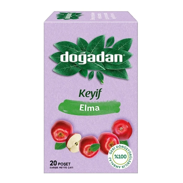 Doğadan Çay Keyif Elmalı Bitki 20'li ürün görseli 1