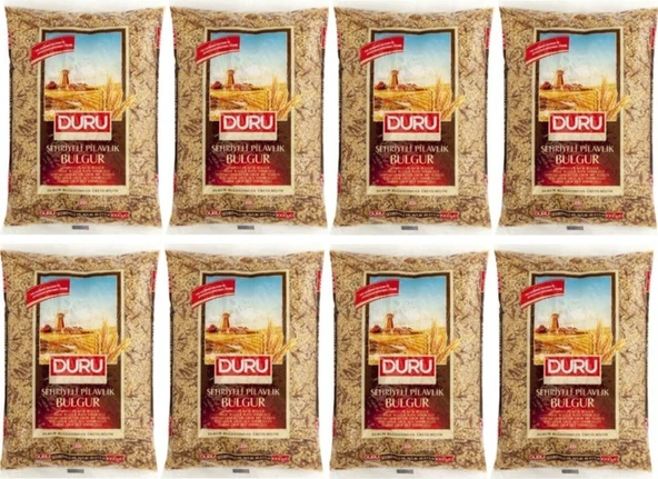 Duru Şehriyeli Pilavlık Bulgur 8 x 1 KG ürün görseli 1