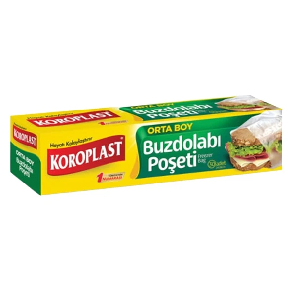 Koroplast Buzdolabı Poşeti Orta Boy 30 Adet ürün görseli 1