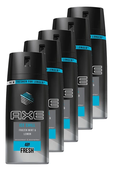 Axe Ice Chill Erkek Deodorant 150 ml. Beşli Set ürün görseli 1