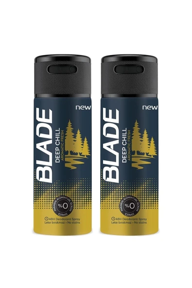 Blade Deep Chill Deodorant 150ml*2 Adet ürün görseli 1