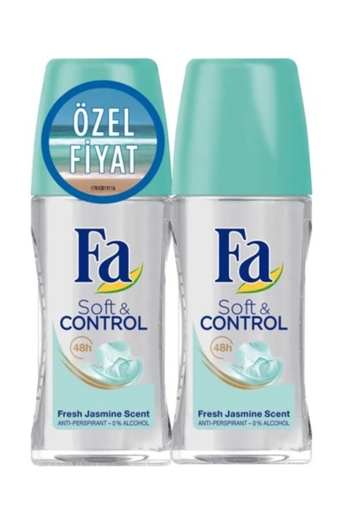Fa Roll-On 2'Li Soft&Control 50Ml+50Ml ürün görseli 1