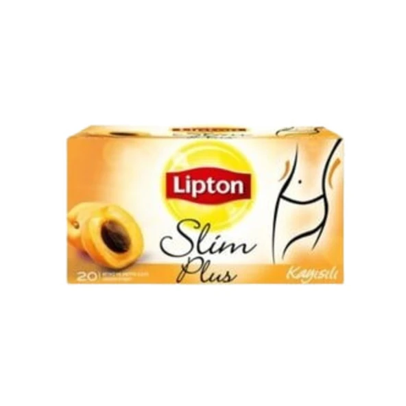 Lipton Çay Slim Plus Kayısılı Bardak Poşet Bitki 20'li 36 Gr ürün görseli 1