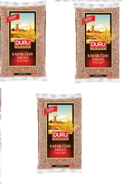 Duru Karabuğday ( Greçka ) 1 Kg X 3 Adet ürün görseli 1
