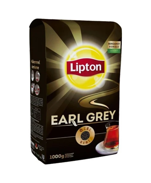 Lipton Earl Grey Bergamot Aromalı Siyah Dökme Çay 9 x 1 KG ürün görseli 1