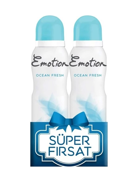 Emotion Ocean Fresh Kadın Deodorant 2 x 150 ML ürün görseli 1