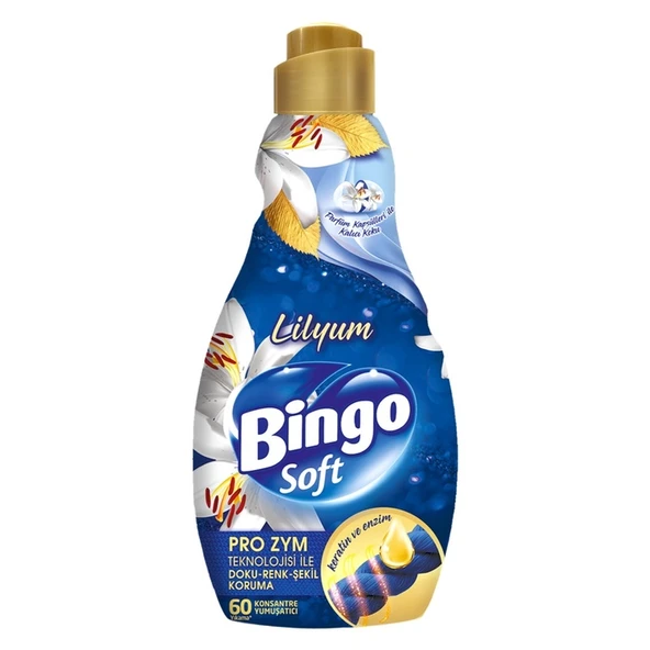 Bingo Soft Konsantre Çamaşır Yumuşatıcısı Lilyum 1440 Ml ürün görseli 1