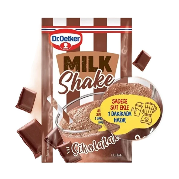 Dr. Oetker Milkshake Çikolatalı 24 Gr ürün görseli 1