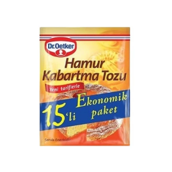 Dr. Oetker Kabartma Tozu 15'li ürün görseli 1