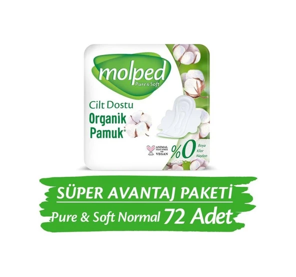 Molped Pure & Soft Normal Süper Ekonomik Ped 24 Lü X 3 Adet ürün görseli 1
