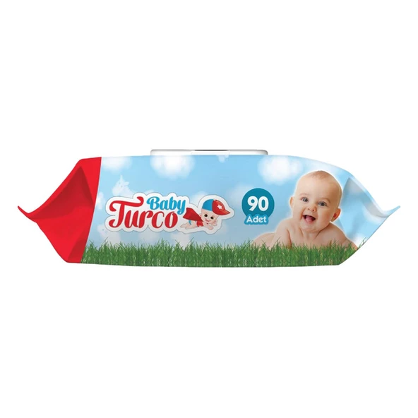Baby Turco Islak Havlu Mendil 90'lı ürün görseli 1