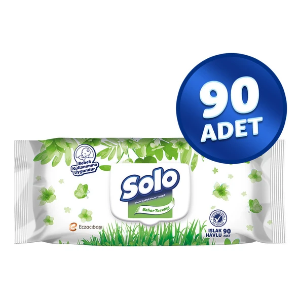 Solo Islak Havlu Mendil Bahar Tazeliği 90'lı ürün görseli 1