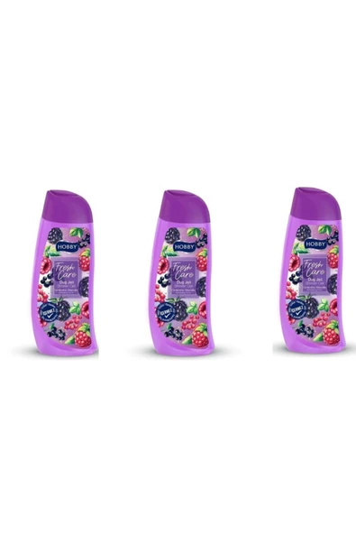 Hobby Duş Jeli Fresh Care Canlandırıcı Meyveler 500 ml X 3 Adet ürün görseli 1