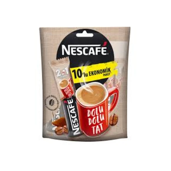 Nescafe İkisi Bir Arada 10 Gr 10'lu ürün görseli 1