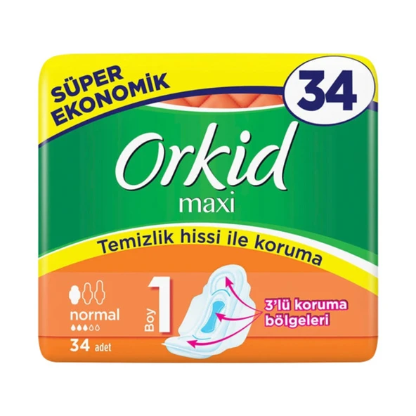 Orkid Maxi Normal 34'lü ürün görseli 1